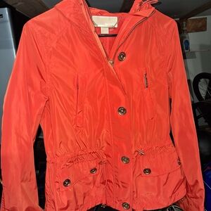 Michael Kors Vibrant Orange Utility Jacket